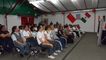 Los participantes a la clase-taller de Shaolin Baduanjin, muy atentos a la presentación del Gran Maestro Shi De Yang.